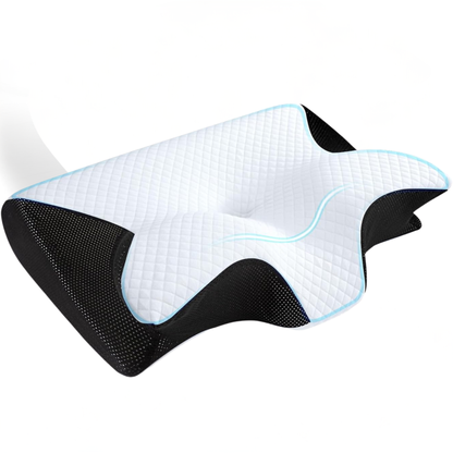 Butterfly Comfort Neck Pillow – Ergonomic Travel & Sleeping Support Pillow for Neck Pain Relief